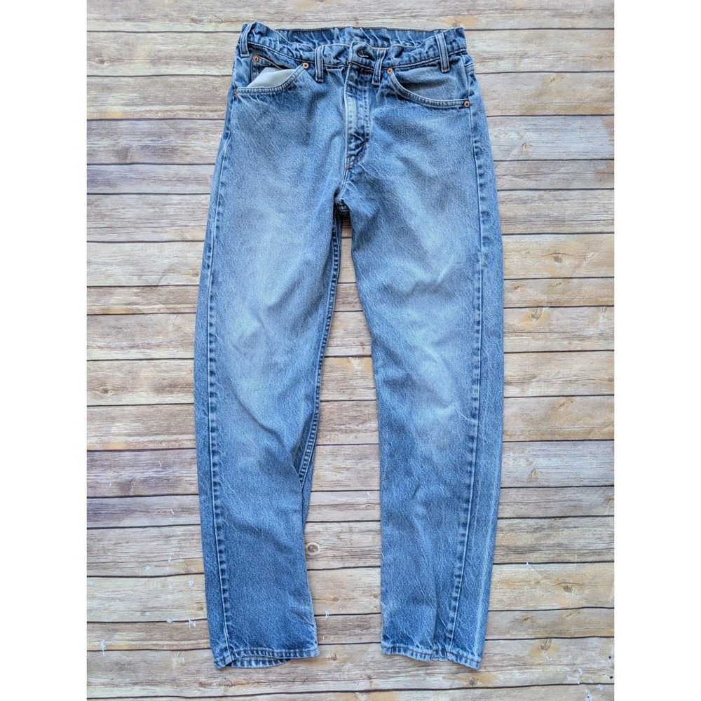 Vintage 1992 Levis 505-0217 Orange Tab Jeans 33x32 Made in USA Faded Denim